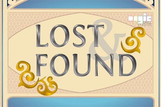graphic for board game called Lost and Found.