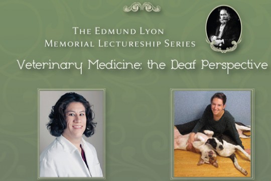 Poster for "Veterinary Medicine: the Deaf Perspective"
