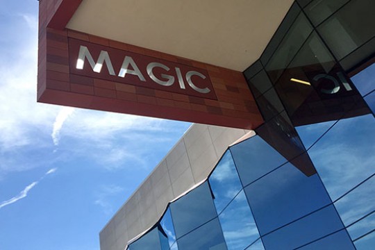 Magic Center building exterior.