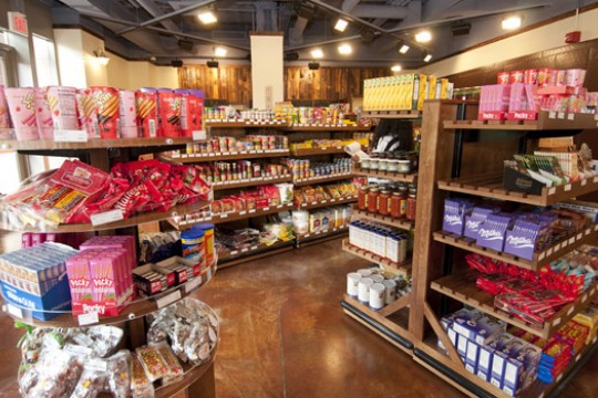 Picture of store shelfs