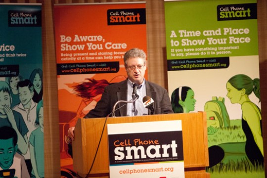 Person presenting at event