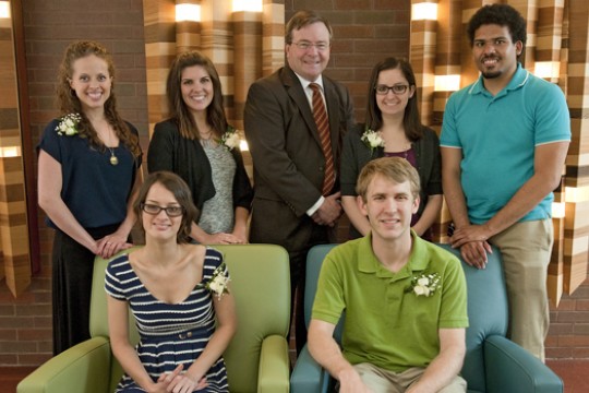 People gathered for picture 