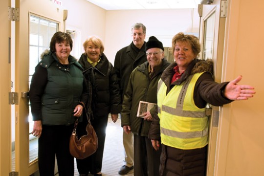 Person directing others