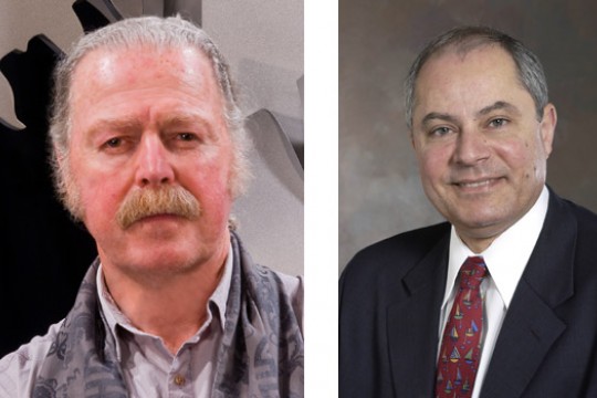 Two portraits of people 