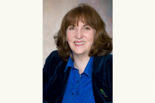 Professor posing for camera