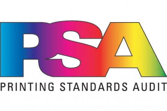 Logo for "Printing Standards Audit"