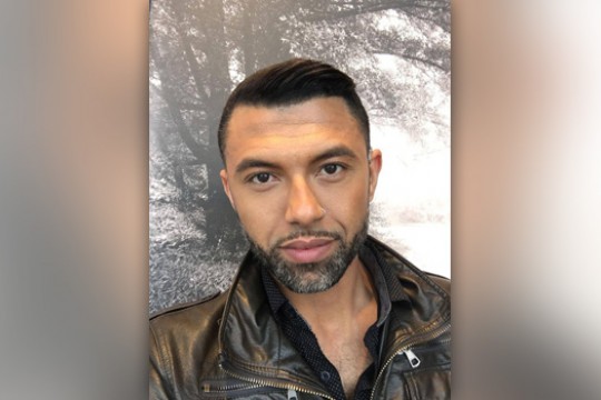 Person posing for camera