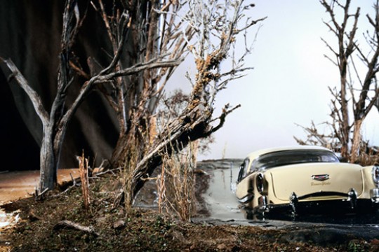 Picture of car in water