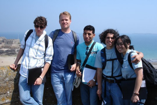 Students gathered for picture