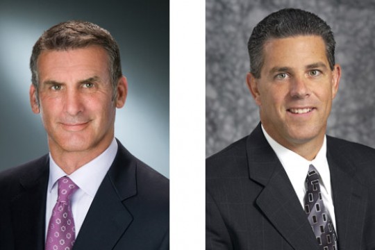 Two portraits side by side