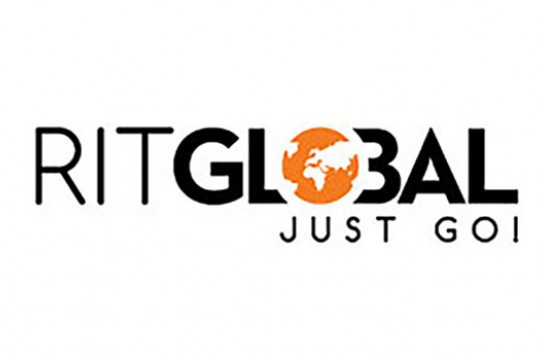 Logo for "RIT Global: Just Go!"