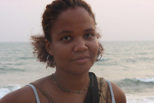 Professor posing for camera