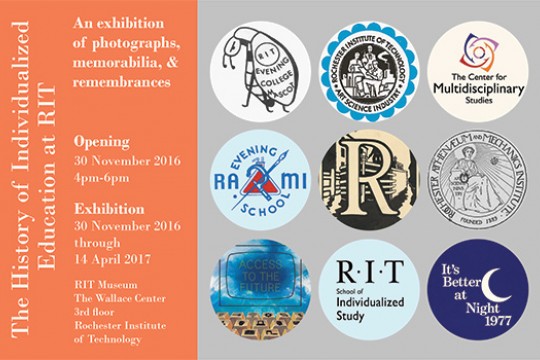 Poster for "The History of Individualized Education at RIT"
