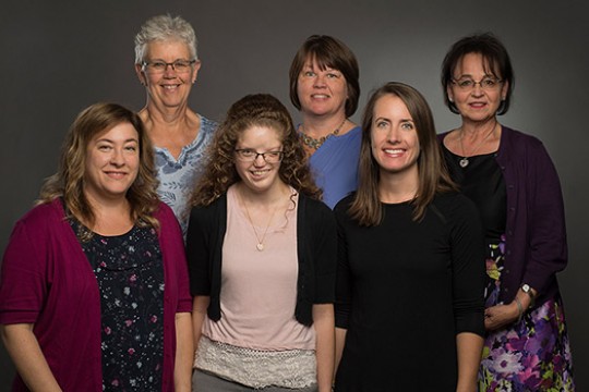 Members of College of Science Staff Advisory Council gathered for picture