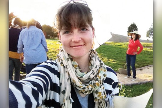 Person posing for camera