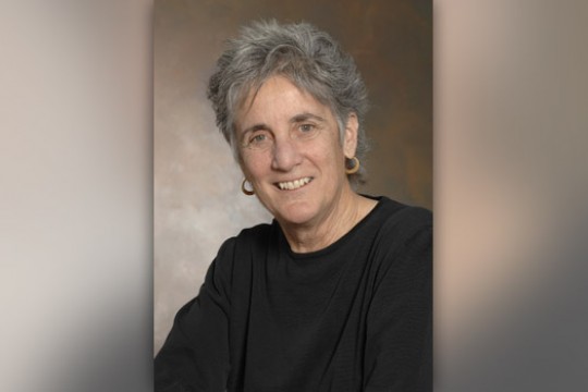 Professor posing for camera