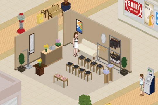 Digital picture of cafe