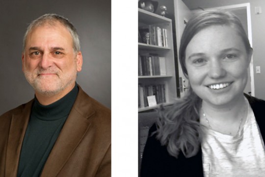 Two portraits side by side