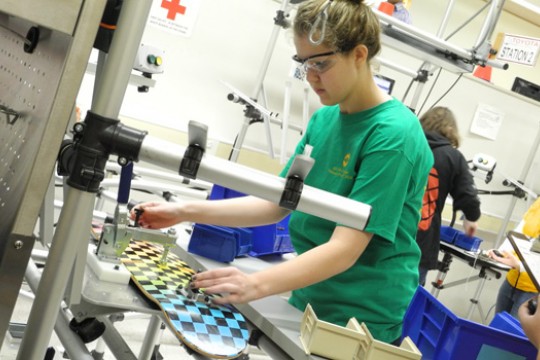 Person working in lab