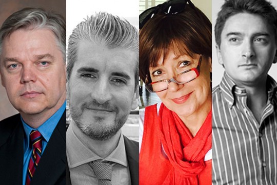 Four Portraits lined up