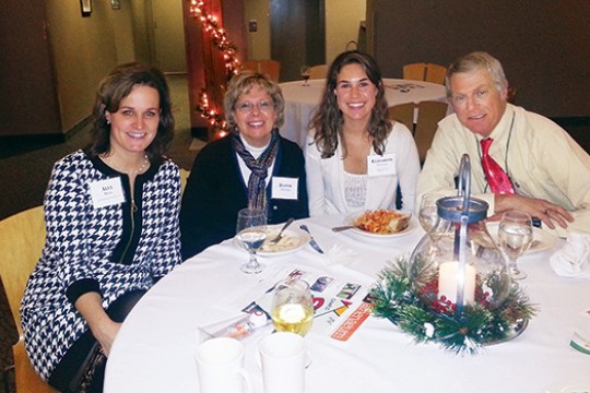 People gathered around table