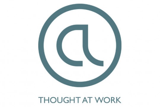 Logo for "Thoughts at work" event