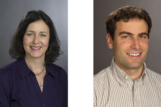 Two portraits side by side