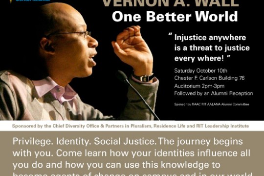 Logo for "Vernon A. Wall: One better world"