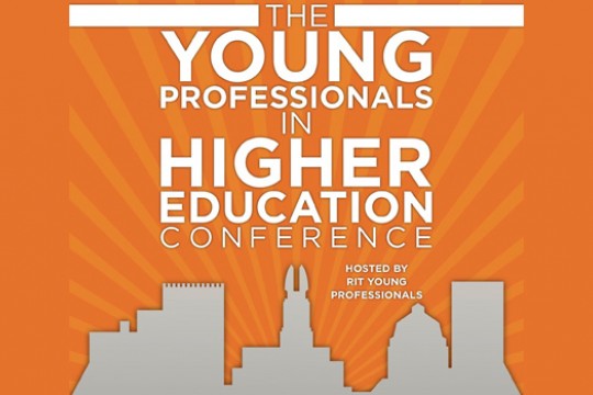Logo for "The Young Professionals in Higher Education Conference"