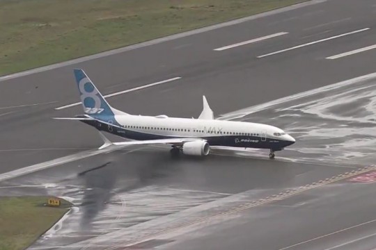 Boeing 737 Max 8 on tarmac