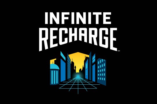 FIRST Robotics Infinite Recharge logo.