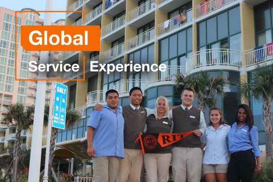 Saunders students explore RIT global campuses.