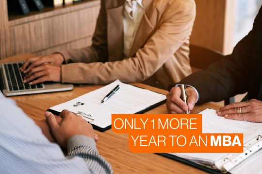 Only 1 More Year To An MBA