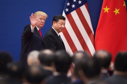 US President Donald Trump and China’s President Xi Jinping.
