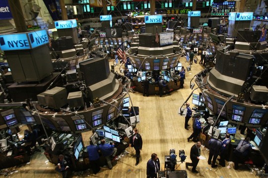 floor of the New York Stock Exchange.