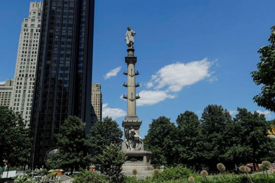 statue of Christopher Columbus.