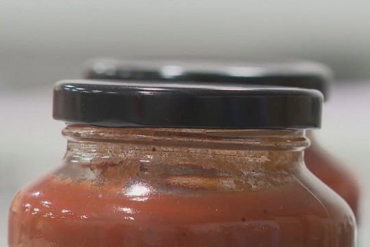 jar of pasta sauce.
