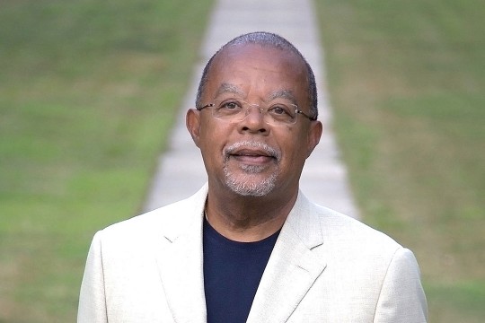 environmental portrait of Henry Louis Gates Jr. 