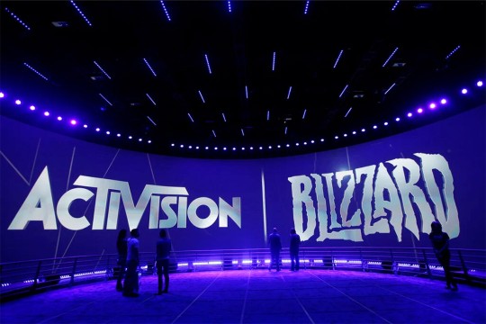 The Activision Blizzard Booth at the Electronic Entertainment Expo.