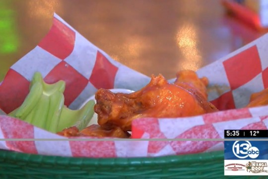 basket of chicken wings.