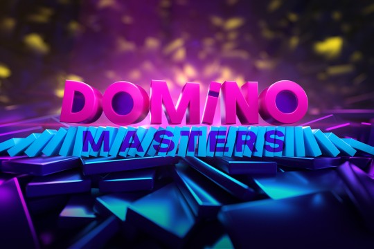 graphic for Domino Masters TV show.