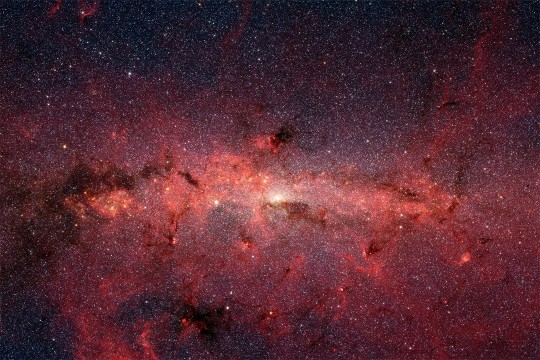 infrared image of the Milky Way.