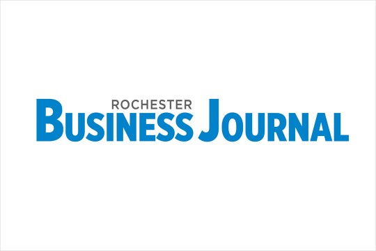 logo for Rochester Business Journal.