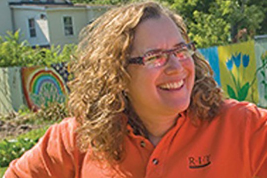 Candid photo of Jane