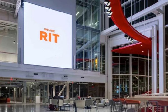 an image of the inside of RITs student hall for exploration and development nicknamed the SHED.