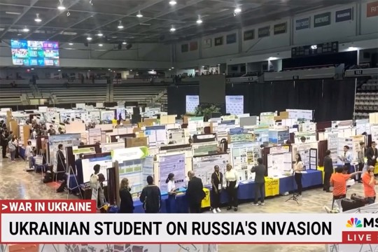 The Genius Olympiad at R I T is shown on MSNBC.