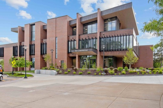 Front entrance of Max Lowenthal Hall