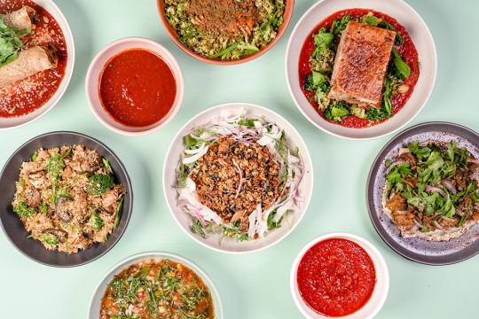 A sampling of the offerings by Sweet Pea Plant-Based Kitchen, a RIT Venture Creations client company. 