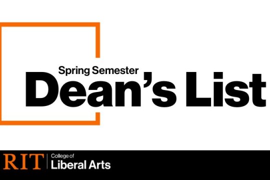 graphic that says deans list