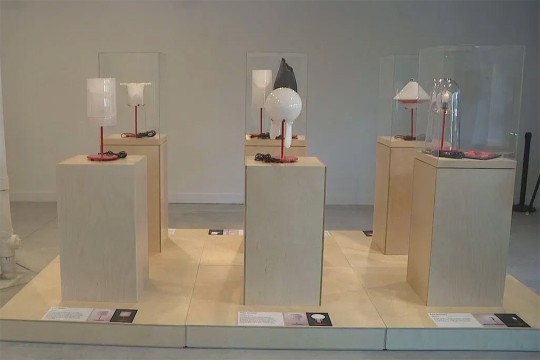 art on display in an art gallery